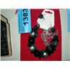 Image 1 : Ladies costume jeweled necklace and earring set