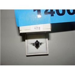 Ladies silver plated costume jeweled ring