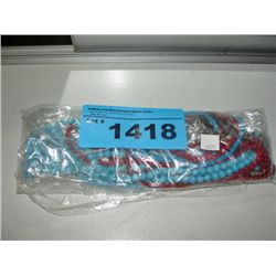 Bag of assorted turqouise stone carved hand craftd