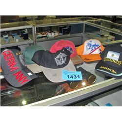 Lot of 6 ball caps; world soccer champions etc