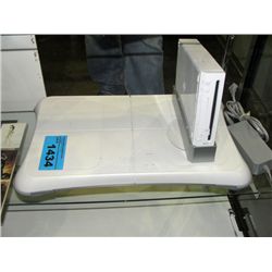 Nintendo wii game console with accessories