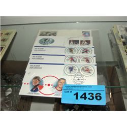 First day issue NHL greats stamp collection