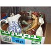 Image 1 : Box of assorted vintage collectables; decorative