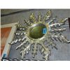 Image 1 : Large silver painted decorative wall mirror