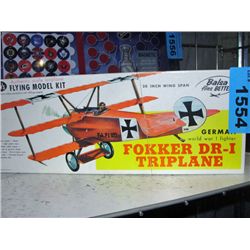 Fokker triplane modelling kit