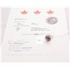 Image 2 : 925 silver 6.17ct Amethyst and Zircon Ring