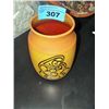 Image 1 : Canadian made ceramic vase with native motiff