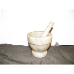 Marble Mortar & Pestal