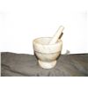 Image 1 : Marble Mortar & Pestal