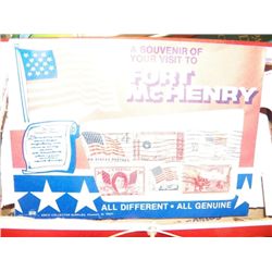 Fort McHenry Souvenir Stamps