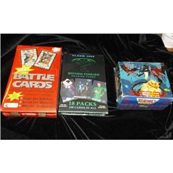 set of 3 Collector cards