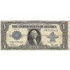 1923 $1 large size silver certificate, G-VG