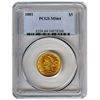 Image 1 : Certified US Gold $5 Liberty MS64 (Dates Our Choice) (P