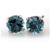 Image 1 : Genuine 2.20 ctw Topaz Stud Earring 14k 0.92g