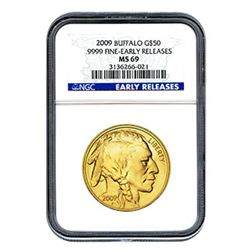 Certified Uncirculated Gold Buffalo MS70 Early Releases