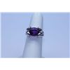 Image 1 : 28.20 CTW AMETHYST RING .925 STERLING SILVER