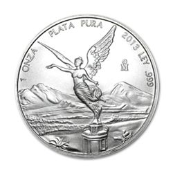 Mexican Silver Libertad 1 Ounce (date of our choice)