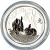 Image 1 : Australian Lunar Silver 1 Kilo Silver Series II Rabbit