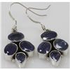 Natural 9.1g Tanzanite Earrings .925 Sterling Silver