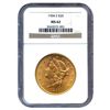 Image 1 : Certified US Gold $20 Liberty MS62 (Dates Our Choice) (