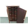Image 6 : MINT MAHOGANY MUSIC CABINET 40 X 18 WITH 11 SHELVES