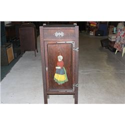 MISSION STYLE ARTS AND CRAFTS MUSIC CABINET AND ONE