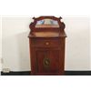 Image 1 : SOLID CHERRY MUSIC CABINET WITH BEVELED MIRROR, BOWED