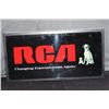 Image 1 : RCA LIGHTED SIGN 10" H X 20" L X 3.5" DEEP - MINT