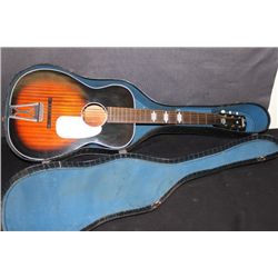VINTAGE ACOUSTIC STELLA GUITAR IN ORIGINAL CASE -