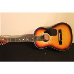 THREE-QUARTER SIZE ACOUSTIC HARMONY GUITAR HANDMADE IN