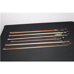 6 VIOLIN BOWS - COMPLETE