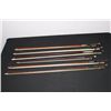 Image 1 : 6 VIOLIN BOWS - COMPLETE