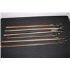 Image 2 : 6 VIOLIN BOWS - COMPLETE