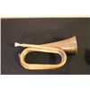 Image 3 : UNUSUAL BRASS & BRONZE TRUMPET IN EXC. CONDITION -