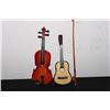 Image 2 : MINIATURE VIOLIN & GUITAR IN ORIG. CASES - GUITAR 7.5 X