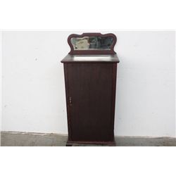 LOVELY MAHOGANY MUSIC CABINET WITH SHELVES EXCELLENT