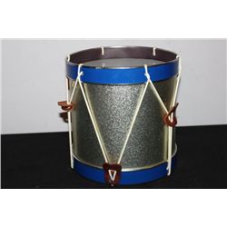 CHILD'S BUCKET DRUM 9 X 8.5 - GOOD CONDITION