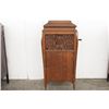 Image 1 : OAK FLOOR MODEL VICTROLA BY SYMPHONOLA W/ ORNATE FRONT