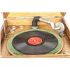 Image 3 : OAK FLOOR MODEL VICTROLA BY SYMPHONOLA W/ ORNATE FRONT