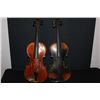Image 1 : 2 NICE OLD VIOLINS FOR REPAIR OR RESTORATION BODY IN