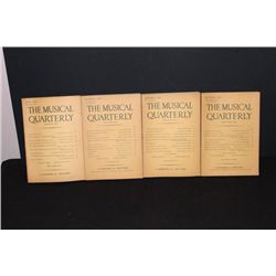 4 MUSICAL QUARTERLY 2 1939 - 1 1940 - 1 1941 - GOOD