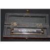 Image 1 : 5" HARMONICA IN A GREAT HANDMADE CHEST TYPE BOX MINT