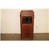 Image 1 : TALL FLOOR MODEL OAK VICTROLA BY EDISON PLAYS GREAT