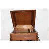 Image 3 : TALL FLOOR MODEL OAK VICTROLA BY EDISON PLAYS GREAT