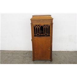TALL FLOOR MODEL EDISON VICTROLA IN EXCELLENT WORKING