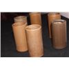 Image 3 : 6 BROWN WAX PLAYABLE EDISON CYLINDERS