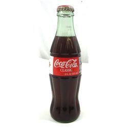 Unopened Coke Bottle from 1998 Super Bowl, San Diego, California
