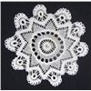 Image 2 : Lot of 4 hand crocheted doilies