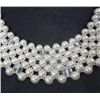 Image 2 : Vintage Faux Pearl and Rhinestone collar/choker in Excellent condition,