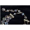 Image 2 : Vintage Double Strand Crystal Necklace, Strung securely with wire 16" long Nice!